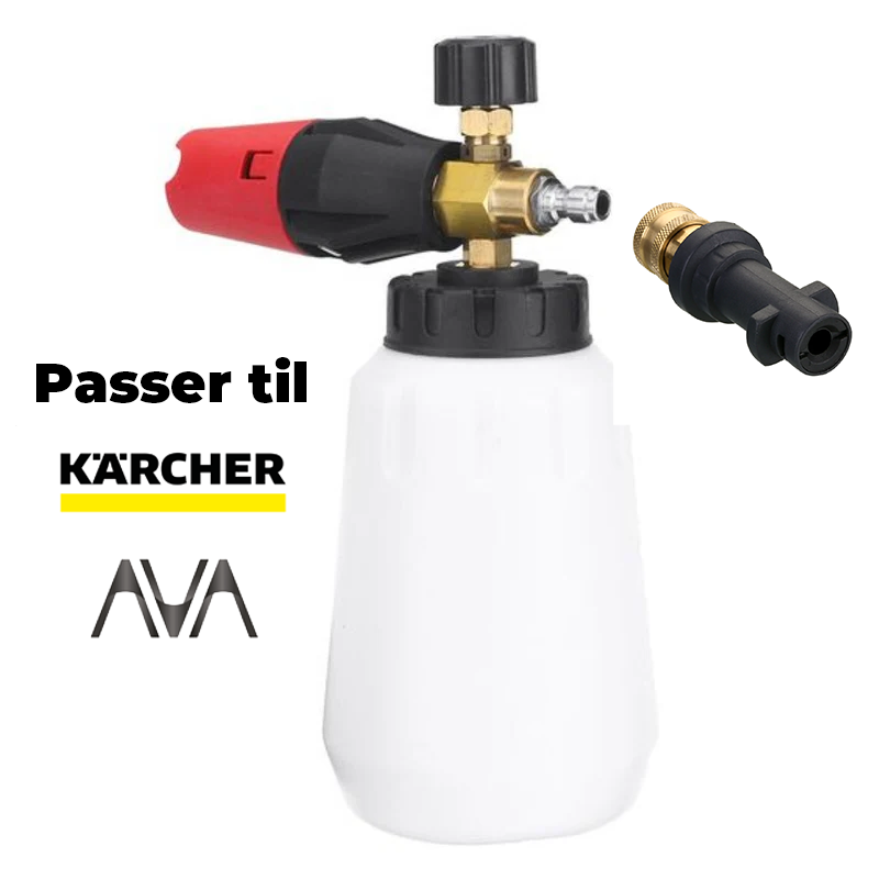 Premium Skumkanon 1L til AVA & Kärcher – Glossmeister