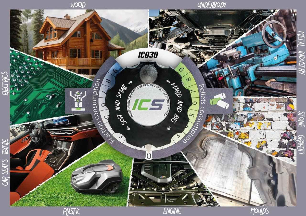 ICS IC-030 – Tørrisblåser med kvern