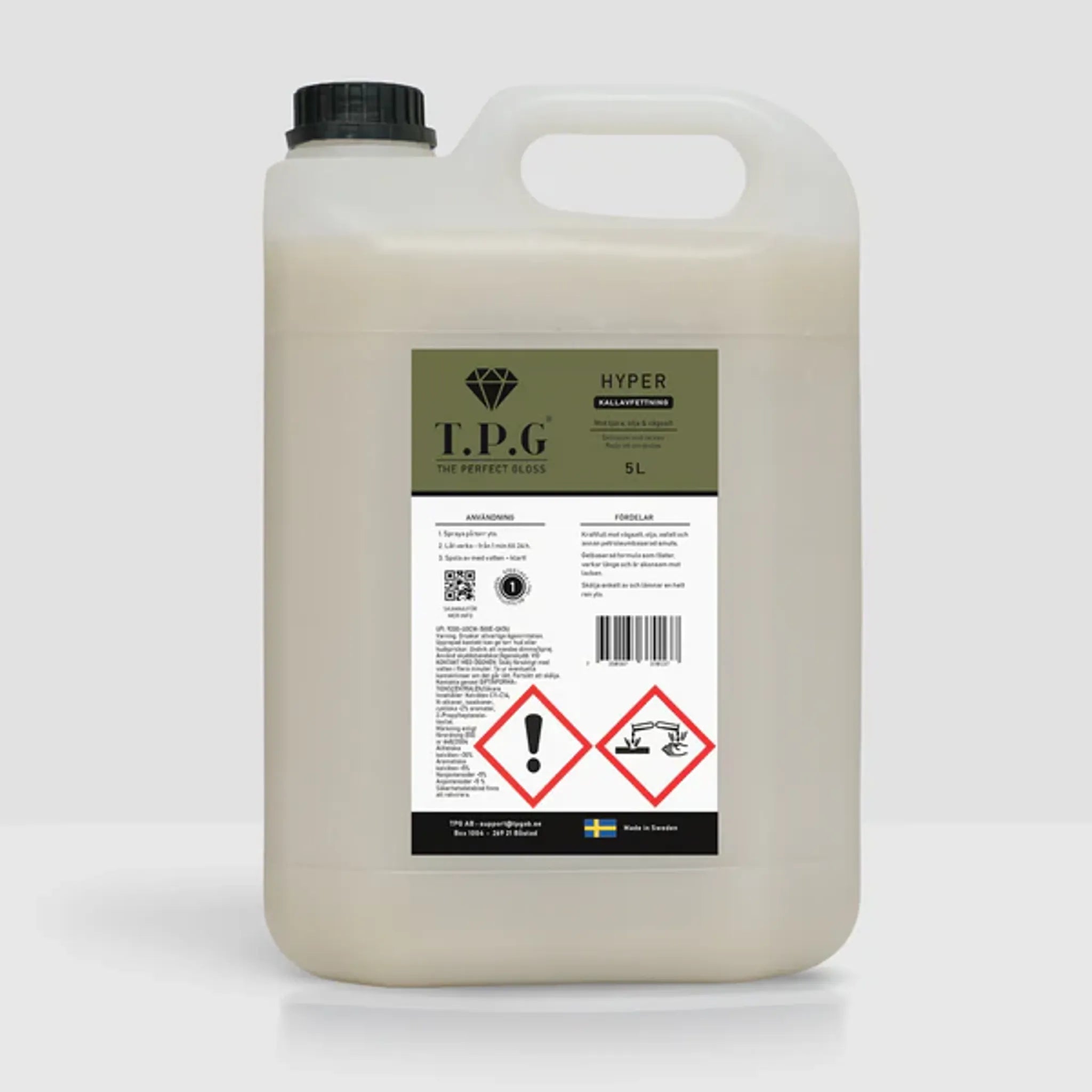 TPG Hyper - Petrokjemisk avfetting og asfaltfjerner - 5L