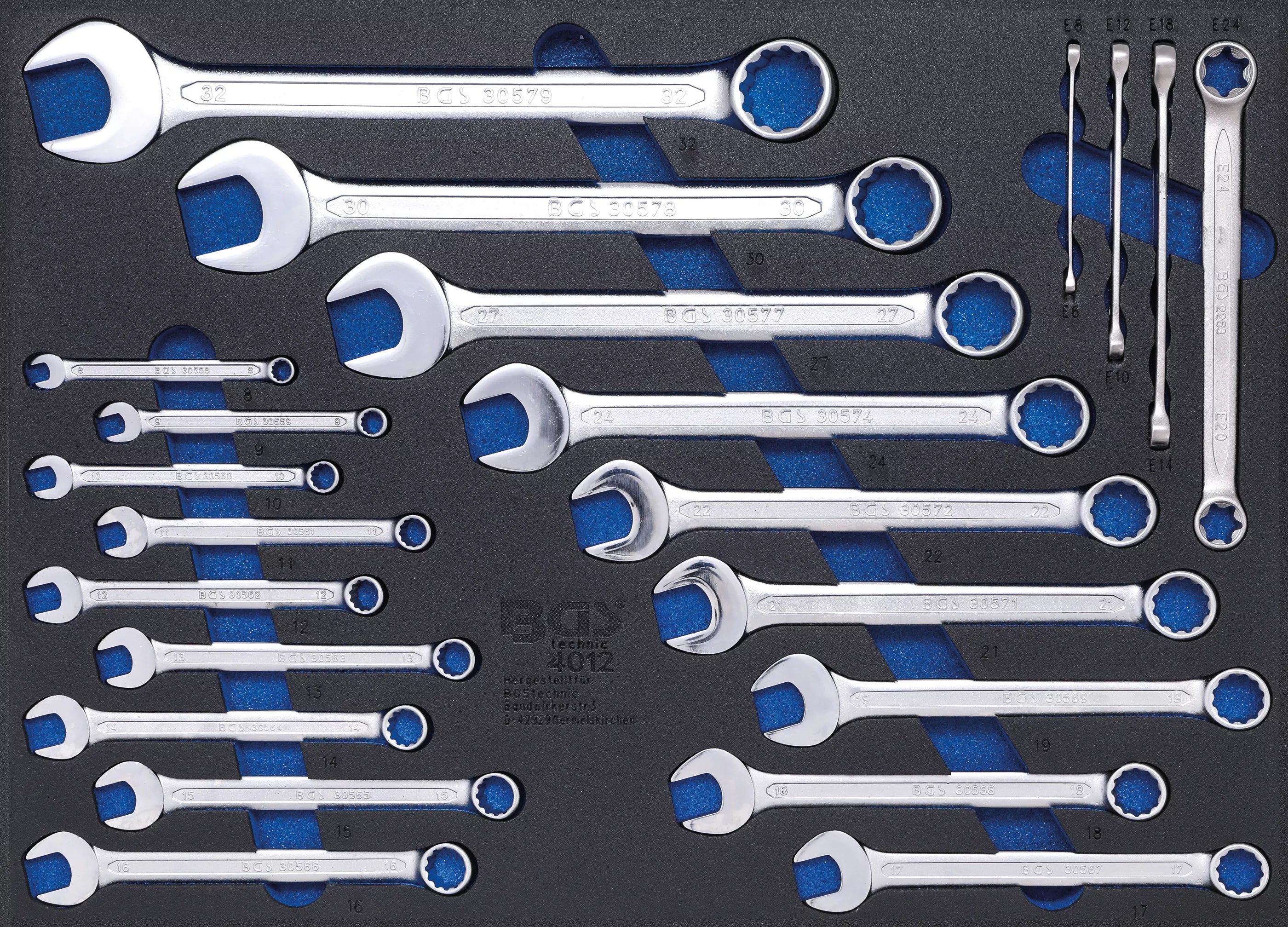 BGS Verktøyvogn Pro Standard Max – 12 skuffer med 263 verktøy