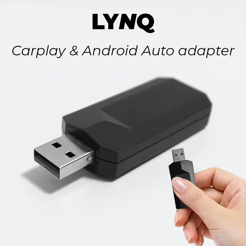LYNQ Mini – Trådløs Apple Carplay & Android Auto adapter