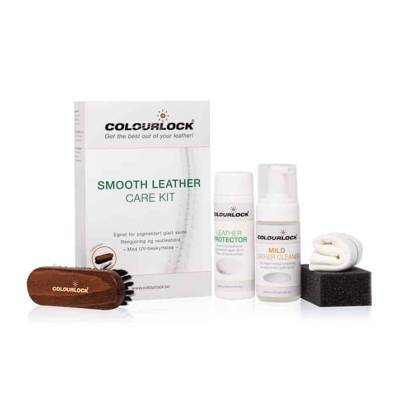 Colourlock 125ml Care Kit m/ Børste – Pleiesett for skinn
