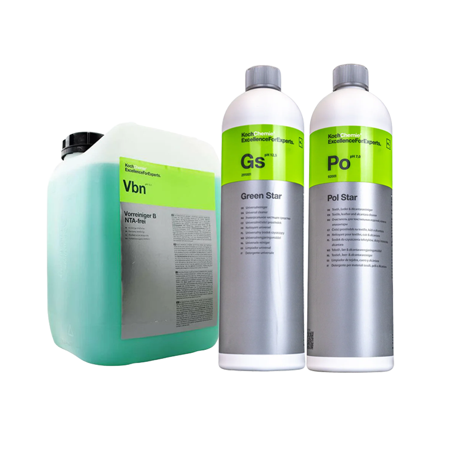 Koch-Chemie Green Trio pakke - Kraftpakke til hele bilen